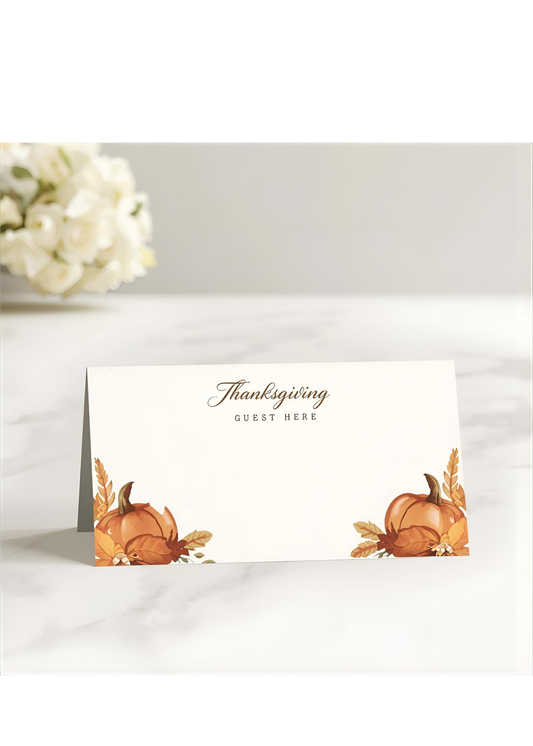 Thanksgiving Place Cards (Set of 12)