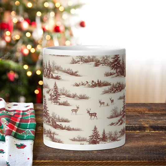 Winter Woodland Mug (Red)
