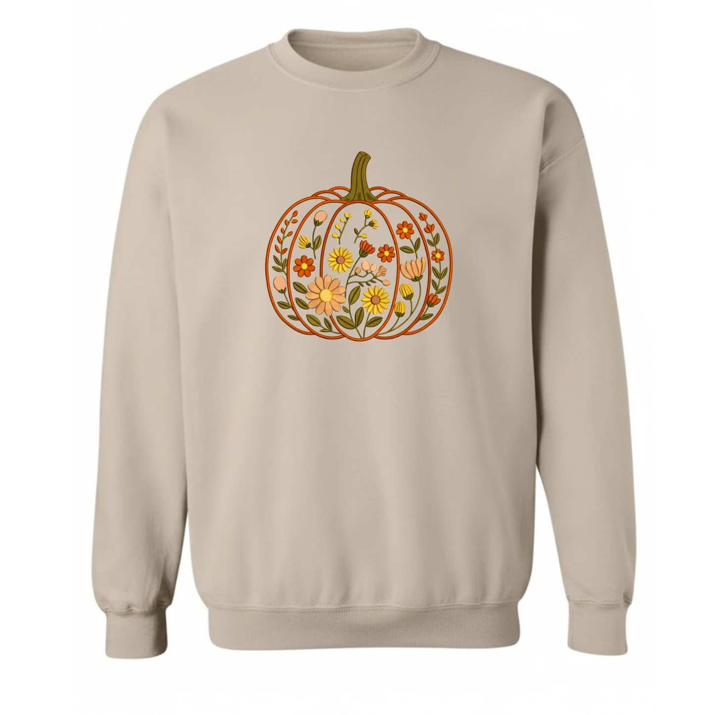 Fall Pumpkin Crewneck Sweatshirt