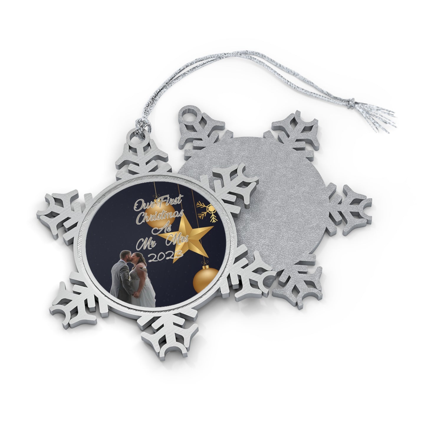 Pewter Snowflake Ornament