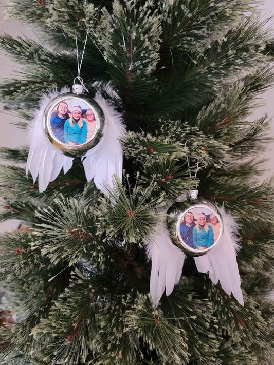 Memorial Ornament with wings