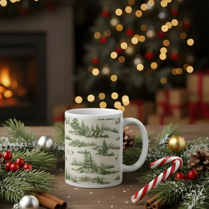Winter Woodland Mug (Green)