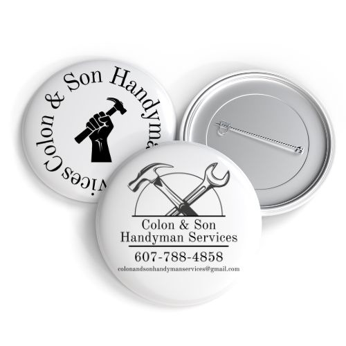 Custom Business Logo Buttons