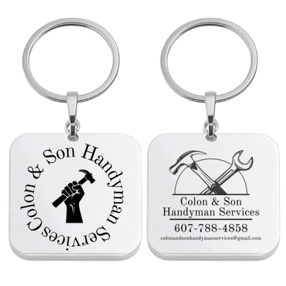 Custom Business Logo Keychains