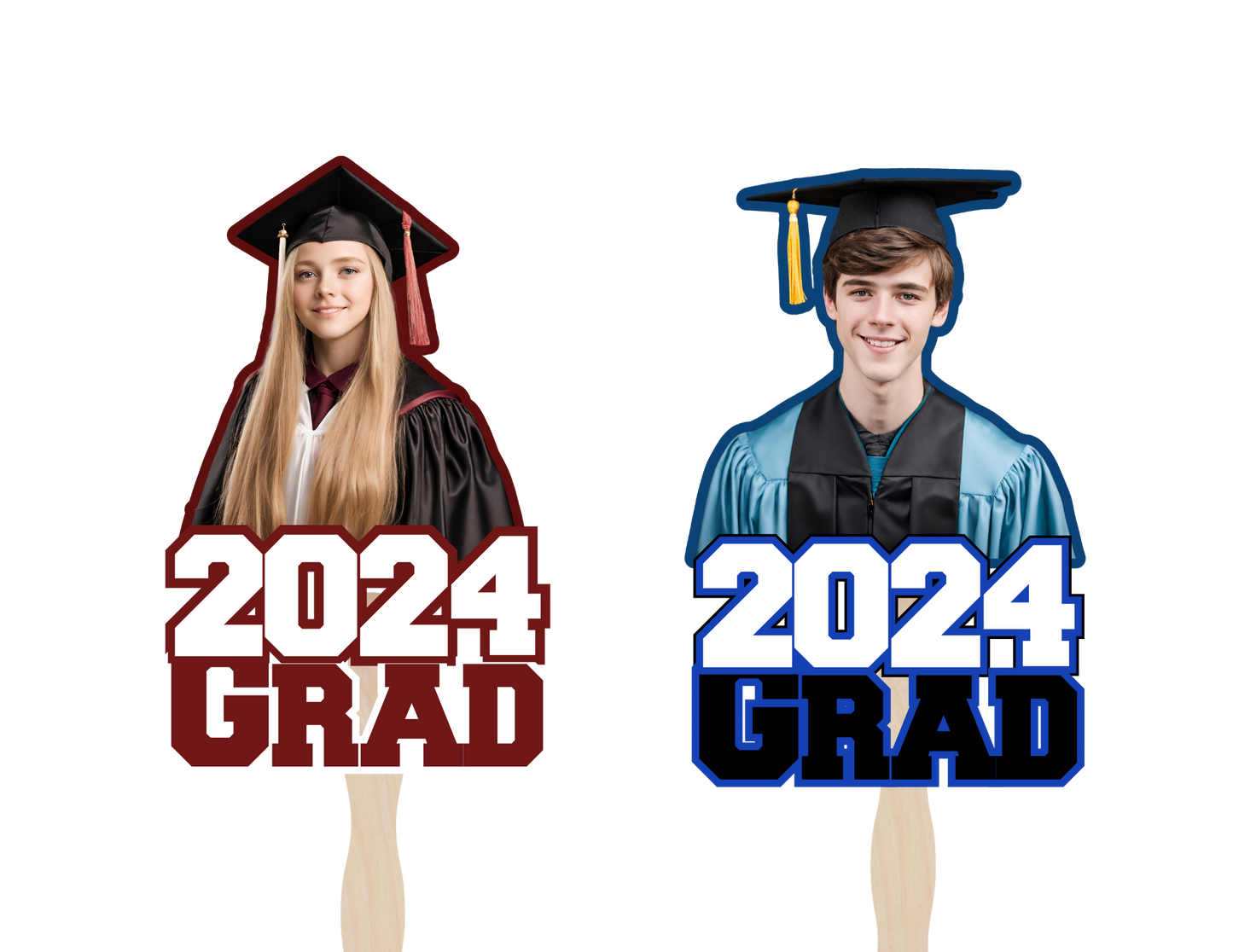 Custom Graduation Fans