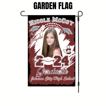 Custom Graduate Garden Flag