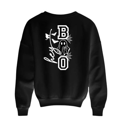 Hey Boo Halloween Crewneck Sweatshirt 👻🎃