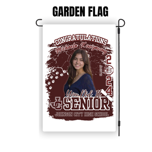 Custom Graduation Garden Flag