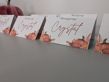 Thanksgiving Place Cards (Set of 12)