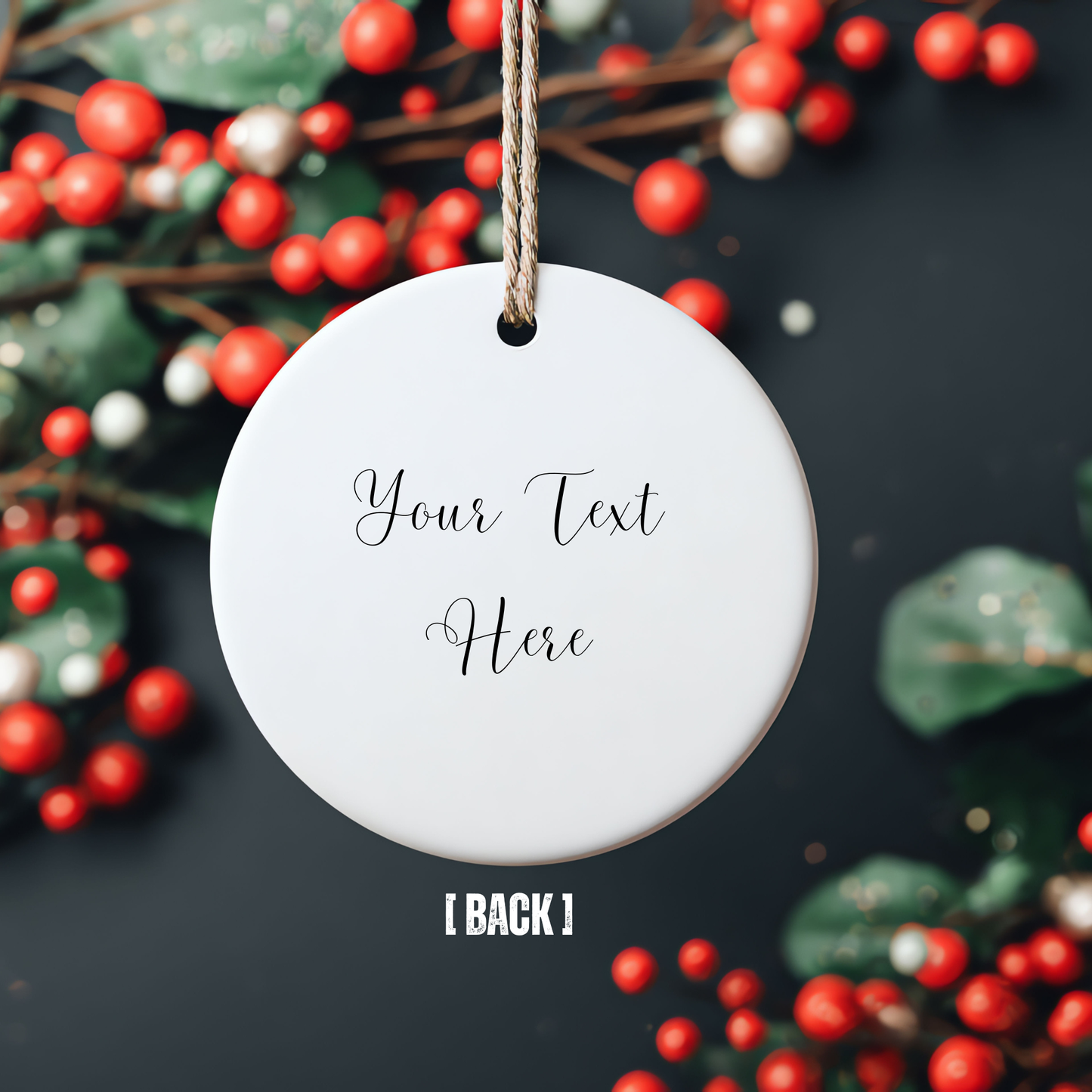 Ceramic Custom Ornament