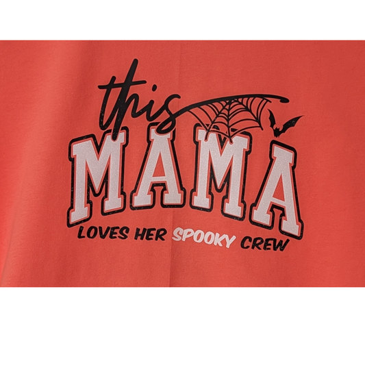 Mama Spooky Crew Graphic Tee