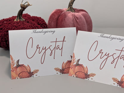 Thanksgiving Place Cards (Set of 12)